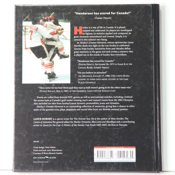 Hockey's Greatest Moments: Celebrating the Best in Hockey by Lance Hornby - Picture 2 of 4